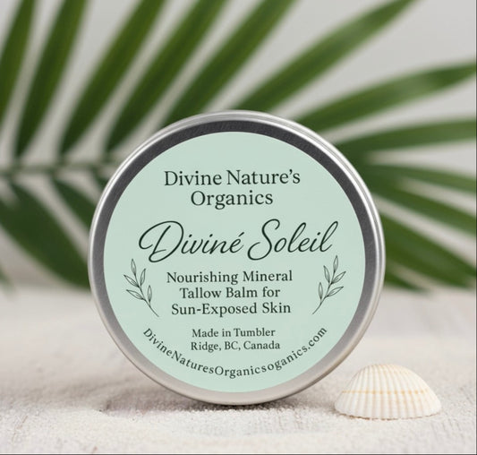 Divine' Soleil -Nourishing Mineral Tallow Balm for Sun-Exposed Skin