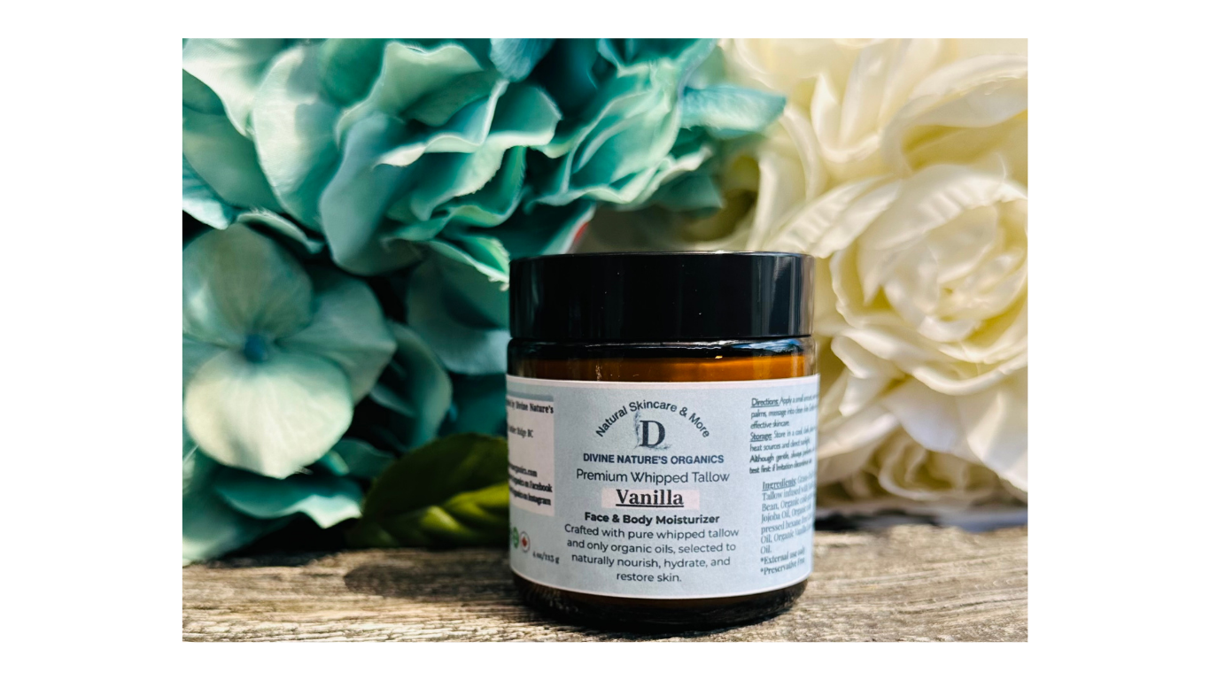 Premium Whipped Vanilla Tallow | Face & Body Moisturizer