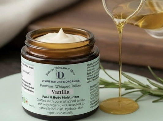 Premium Whipped Vanilla Tallow | Face & Body Moisturizer